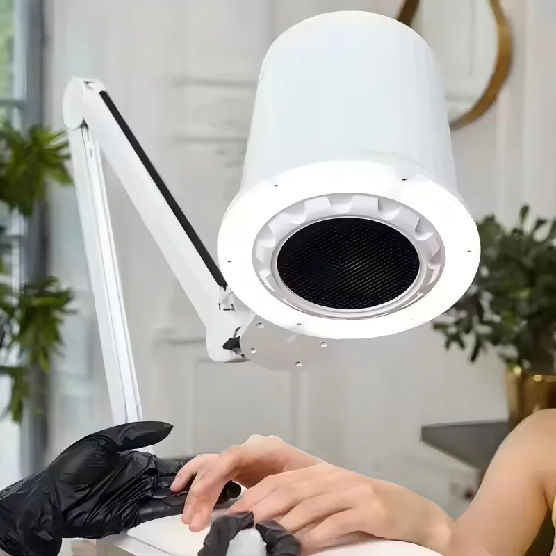 

2025 OEM Two-in-One Shadowless Lamp Nail Dust Collector Manicure Tables Product For Nail