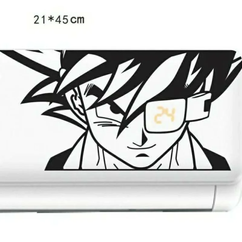 Dragon Ball Son Goku Air Conditioner Sticker Anime Personalization Vegeta Bedroom Room Decoration Stickers Wallpaper Murals Gift
