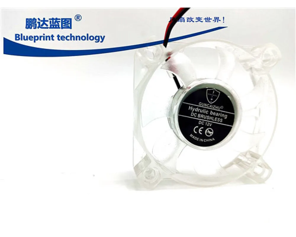 New Silent 5010 5cm TransparenT 12V Motherboard Chassis 50 * 10mm Heat Dissipation Fan 50*50*10mm