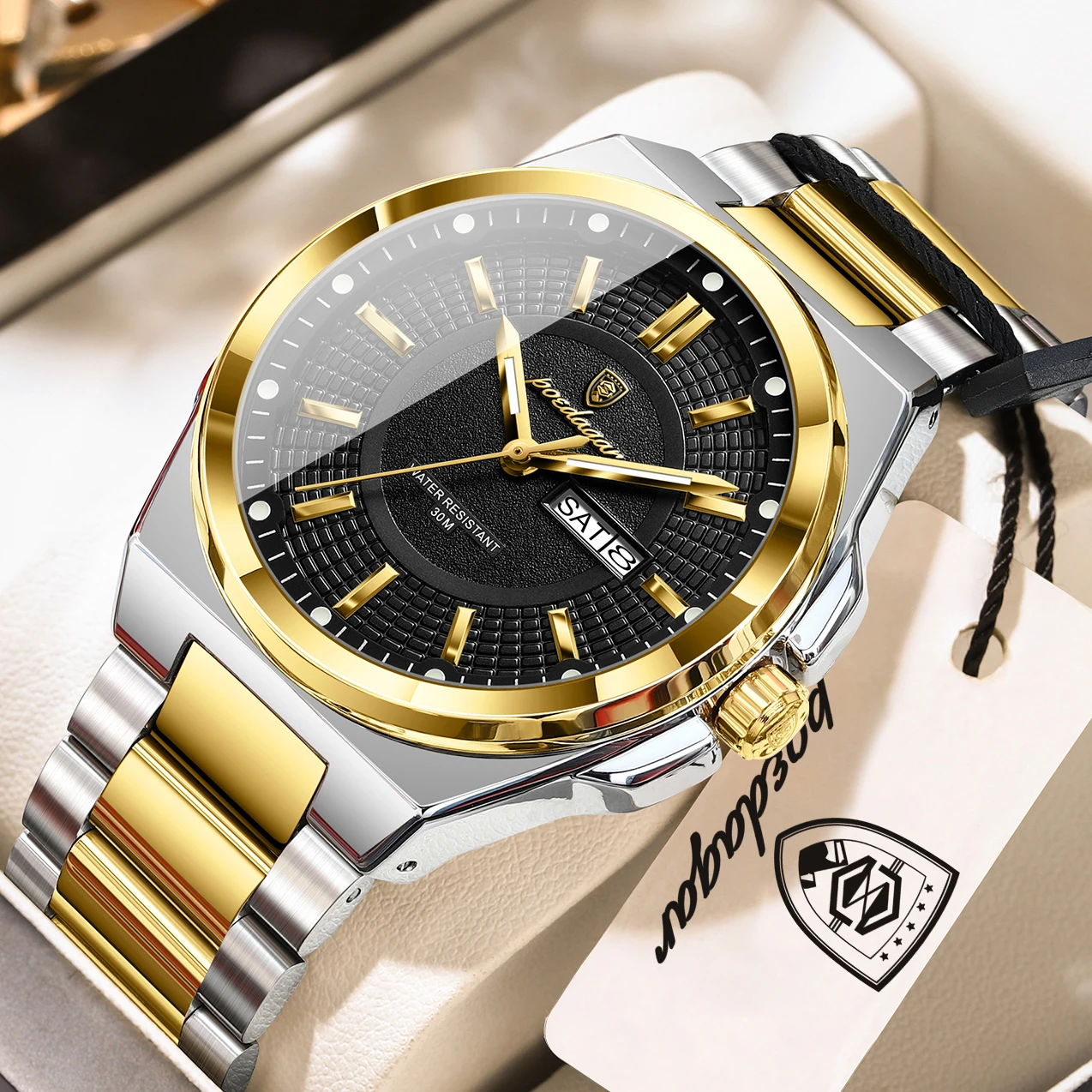 Men's Stylish Waterproof Luminous Casual Watch