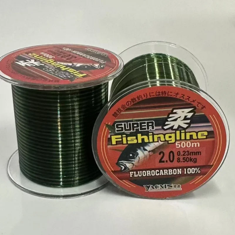 

500m High Quality Monofilament Fishing Line Parallel Reel Strong and Abrasion Resistant Fishline