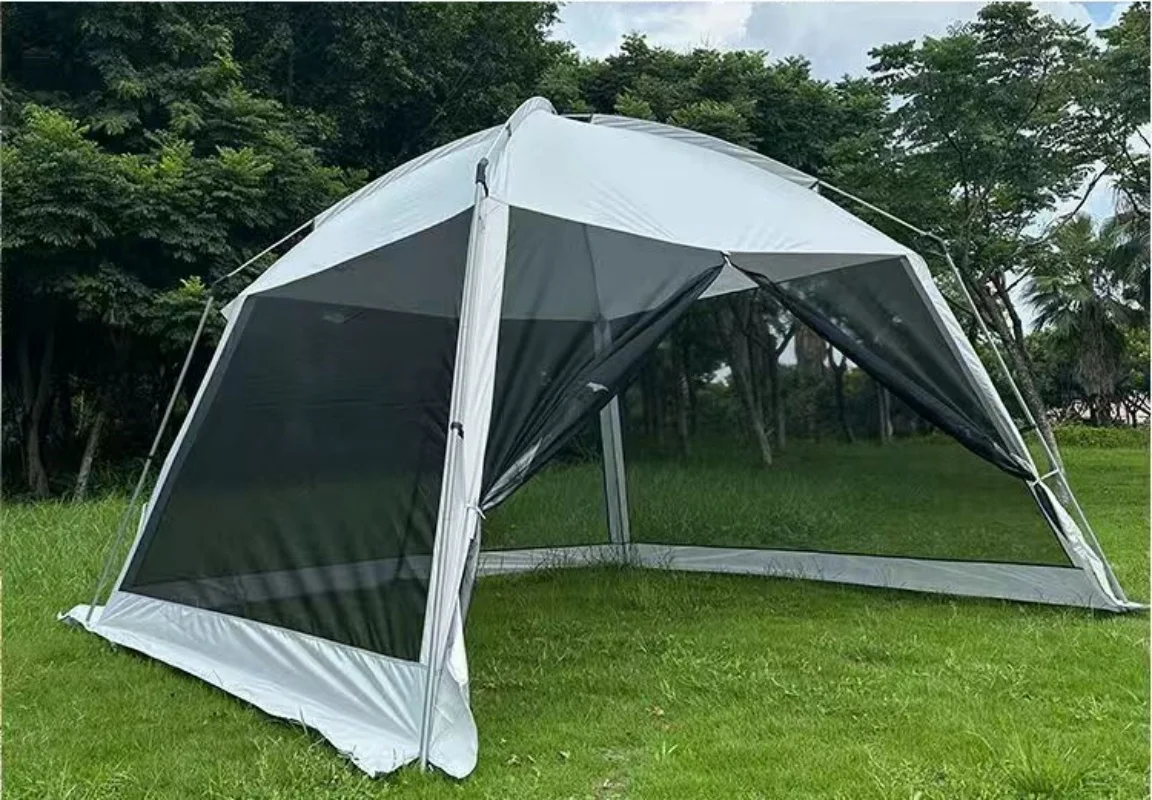 

3.35 × 3.35 × 2.5m super large mosquito and insect proof tent, home outdoor 5-8 person sunshade camping tent, sun protection mul