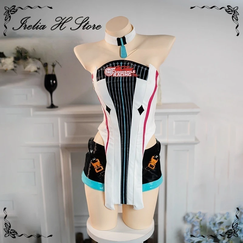 

Irelia H Store 2026 mi cos ku Cosplay Costume Game Racing Suits Sexy lingeries Racing Dress private photo shoots