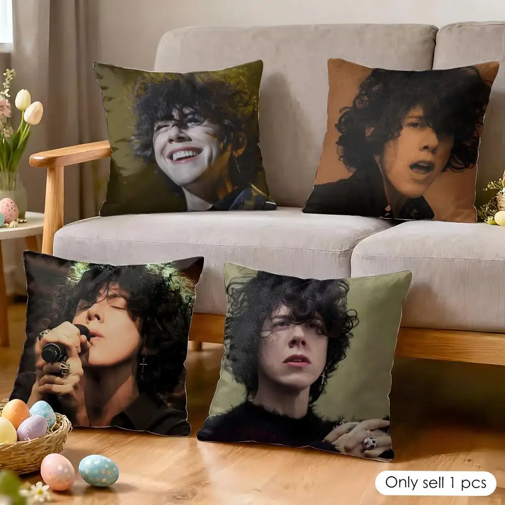 American Singer L-LP Cushion Cover Wrinkle-Resistant Short Plush Pillow Case Breathable Machine-Washable
