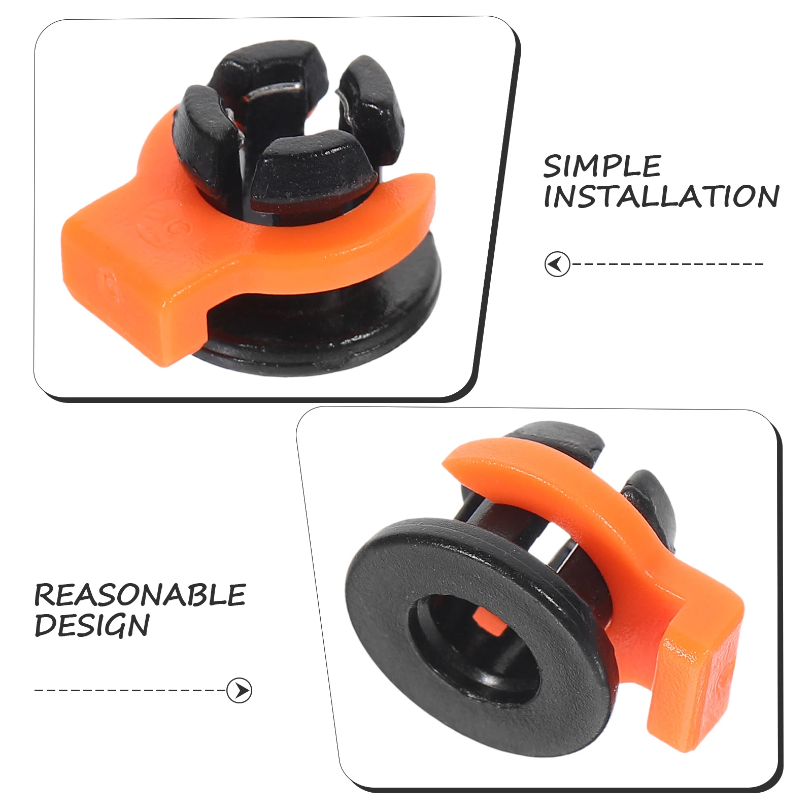 

1 set 3D Printer Accessories Pipe Clamps Locking Clips Tube Quick Connector 4mm Plastic Fittings 3D Printing Parts