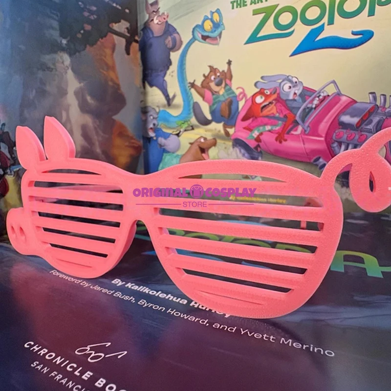 Trendy Nick Wilde Bril Vos Cosplay Bril Speelgoed Brillen Cartoon Zoo Kostuum Accessoires Halloween Volwassen Vrouwen Mannen Rekwisieten