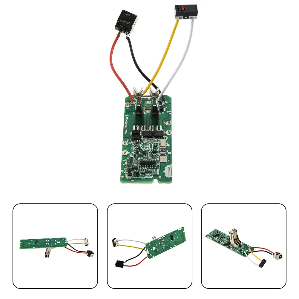 Placa de protección para Dyson V6 V7, herramientas de inducción de voltaje de 21,6 V, placa de circuito de carga verde para aspiradora inalámbrica