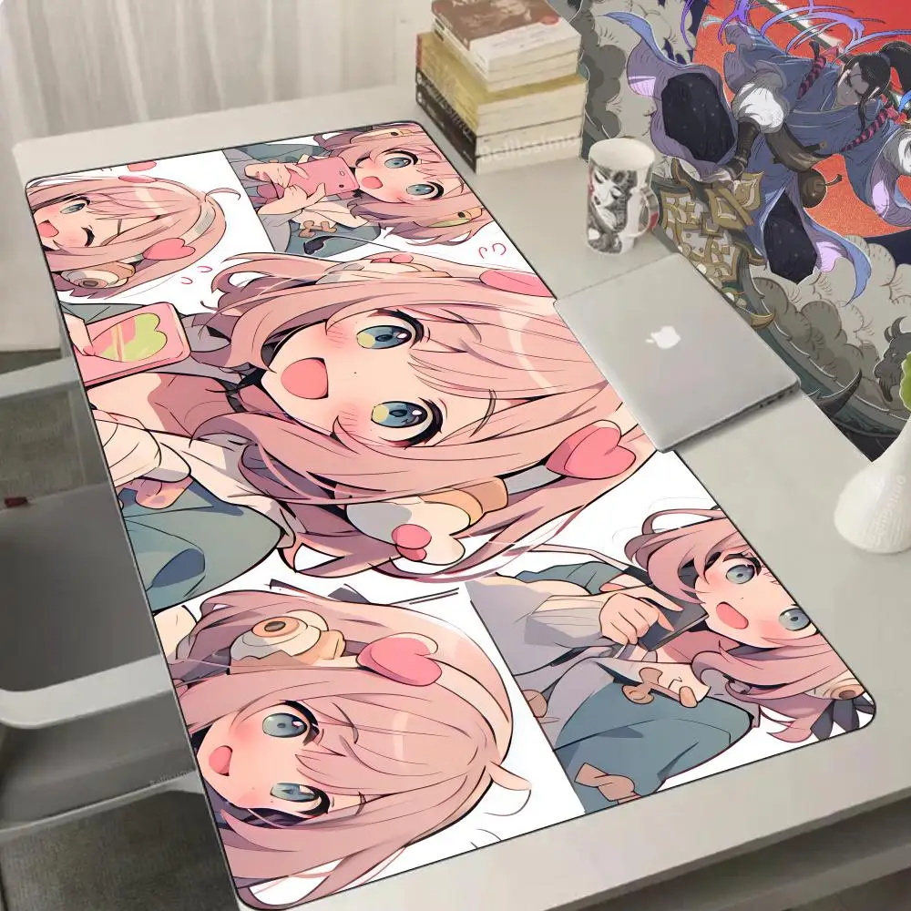 

Cute anime girls Mouse Mice Pad Pad Gaming mats Purple art Large Hentai Size For E-sports Keyboard thickened rubber mouse pad