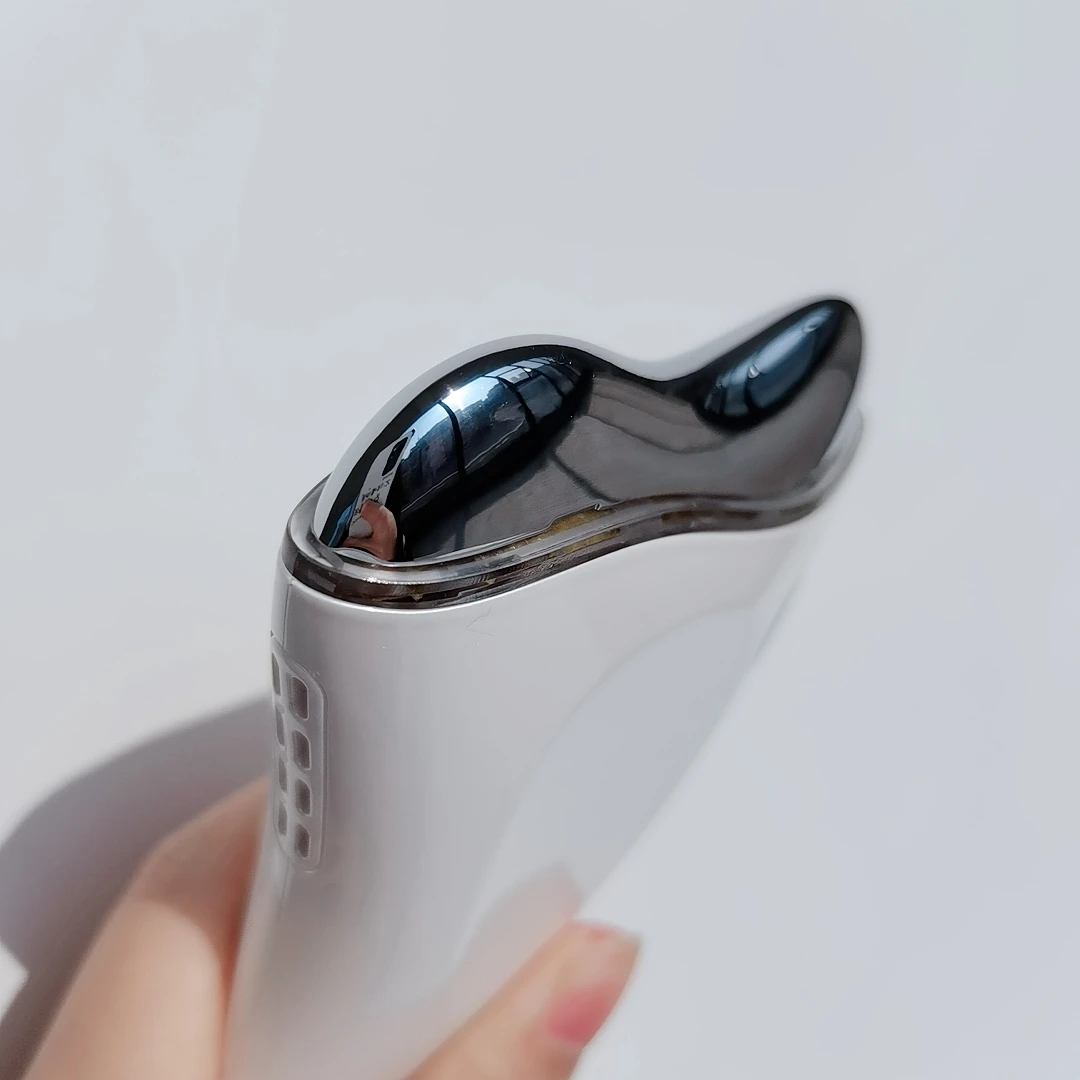 العلامة الخاصة الباردة والساخنة تدليك الوجه الحرارة الاهتزاز المنزل استخدام USB أدوات غواشا الكهربائية كشط الوجه مدلك #4