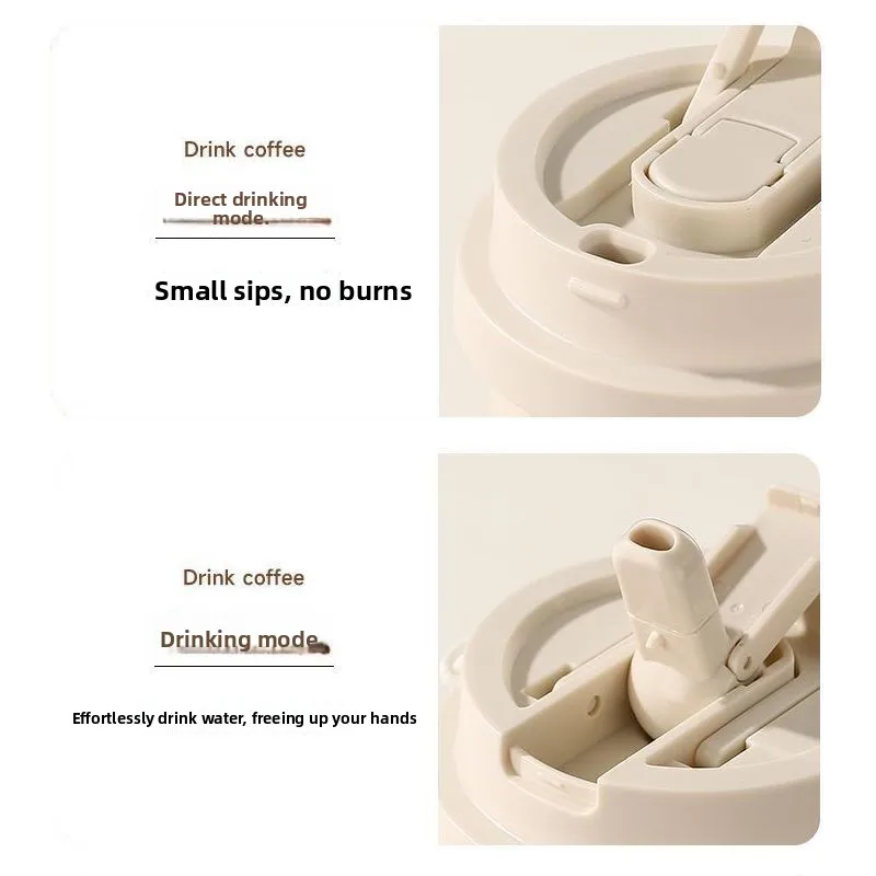 هاتسون ميكو كوب حراري من الفولاذ المقاوم للصدأ كارتون مانع للتسرب كوب قهوة ستاربكس كوب رجالي إمرأة أكواب مياه 520 مللي #3