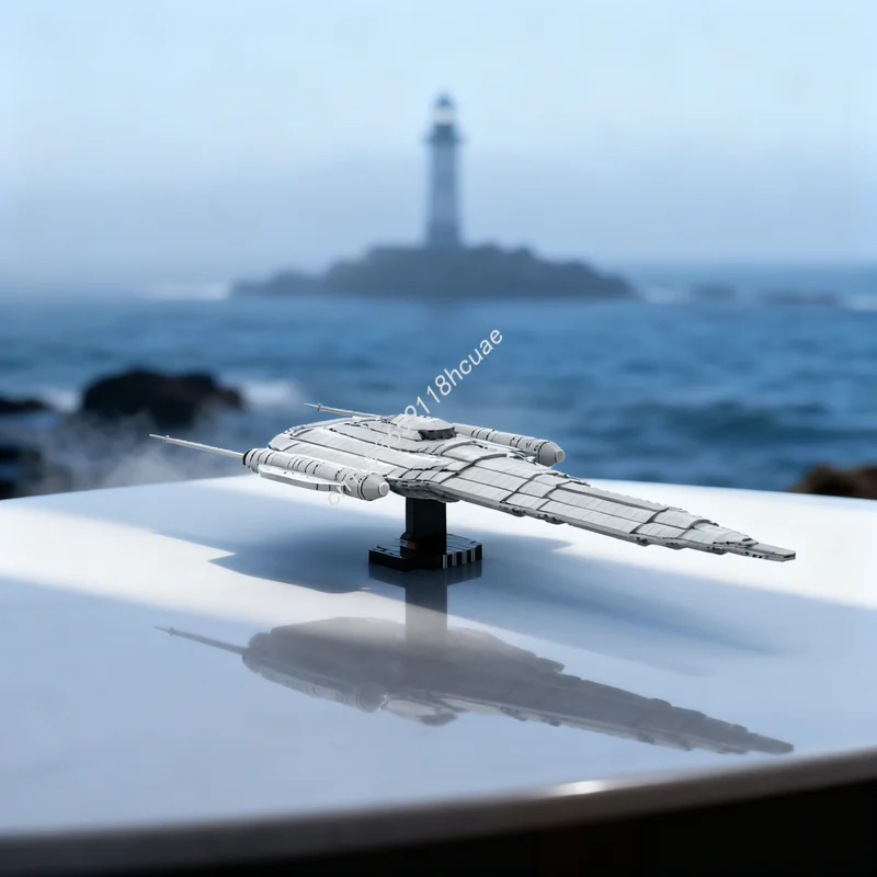 

2439 деталей MOC Королевский космический корабль: Мой первый проект — модель звездной битвы. Конструктор, рождественский подарок, развивающая игрушка для самостоятельной сборки.