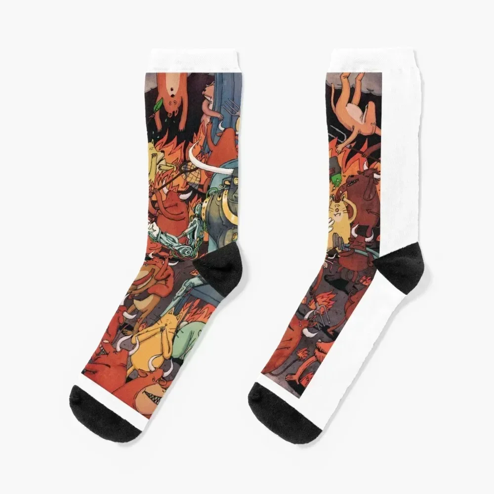 Dance Gavin Dance sphinxx afterburner Socks anime custom sports halloween colored Woman Socks Men's