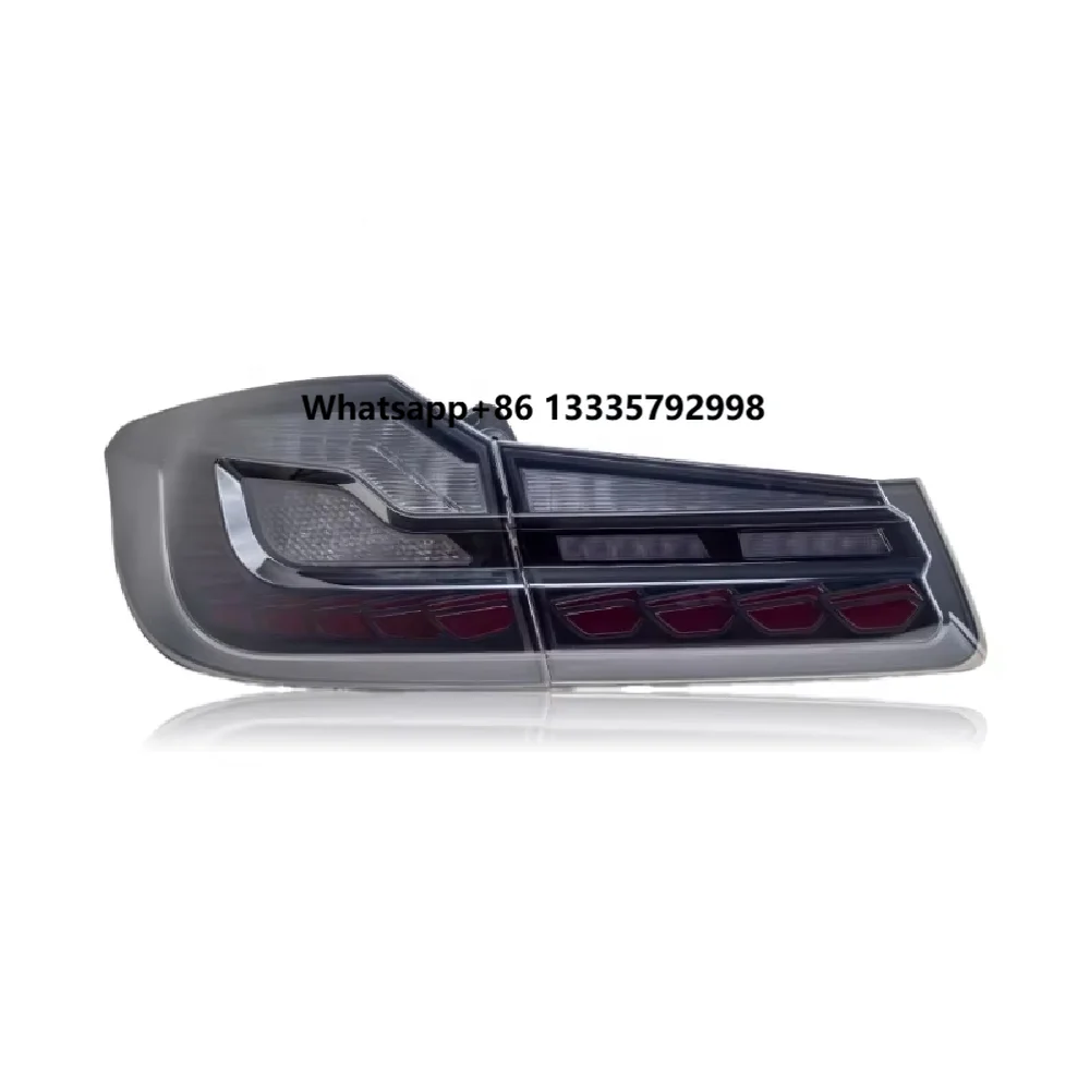 

Auto-Y for BMW 5 Series G30/G38 2010-2019 Tail Lamp Assembly with Clear Dragon Scale LED Tuning Light New Condition