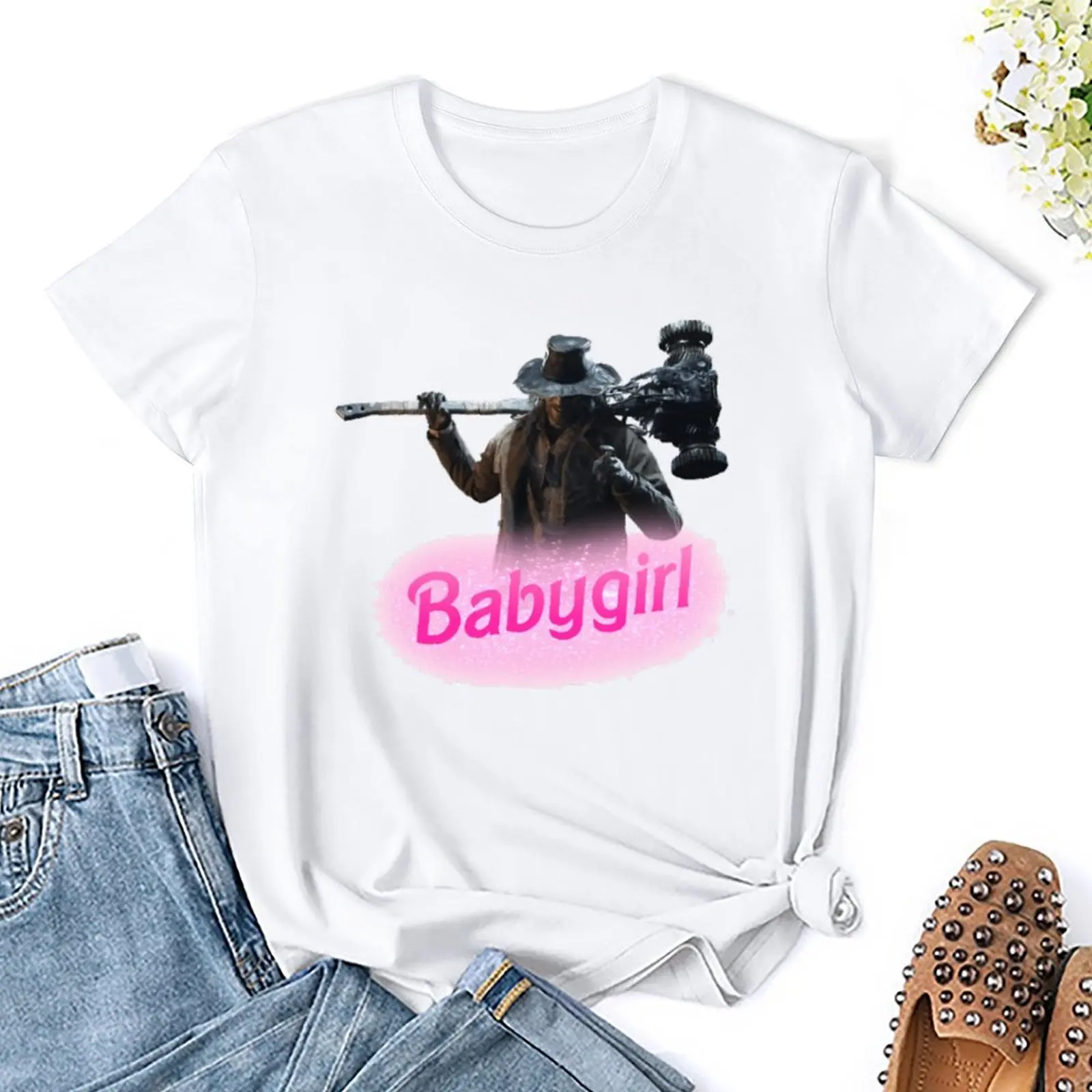 Crewneck Karl Heisenberg Babygirl for Sale T-shirt  Campaign Tees Cute Cool Home