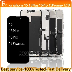 For iPhone15 15plus 15pro 15promax LCD Display With 3D Touch Screen Sensor Panel Assembly Replacement