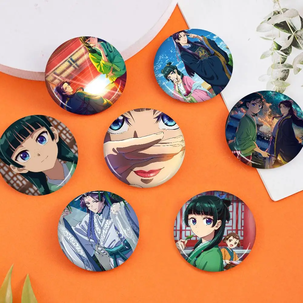 Popular Anime The Apothecary Diaries Anime Brooches Cute Cartoon  Badge Jacket Jeans Lapel Pin Gift Accessorie