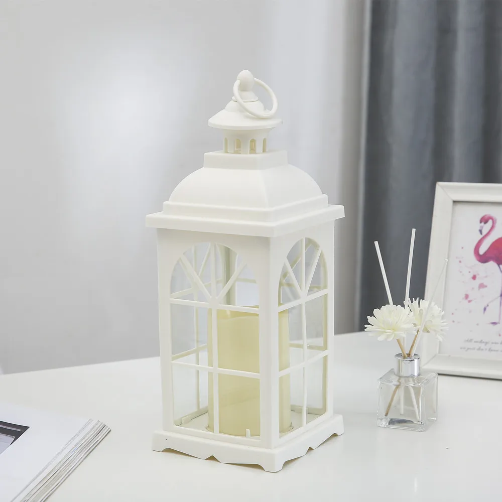 Adornos de decoraciones de boda de luces de vela electrónicas LED de estilo europeo