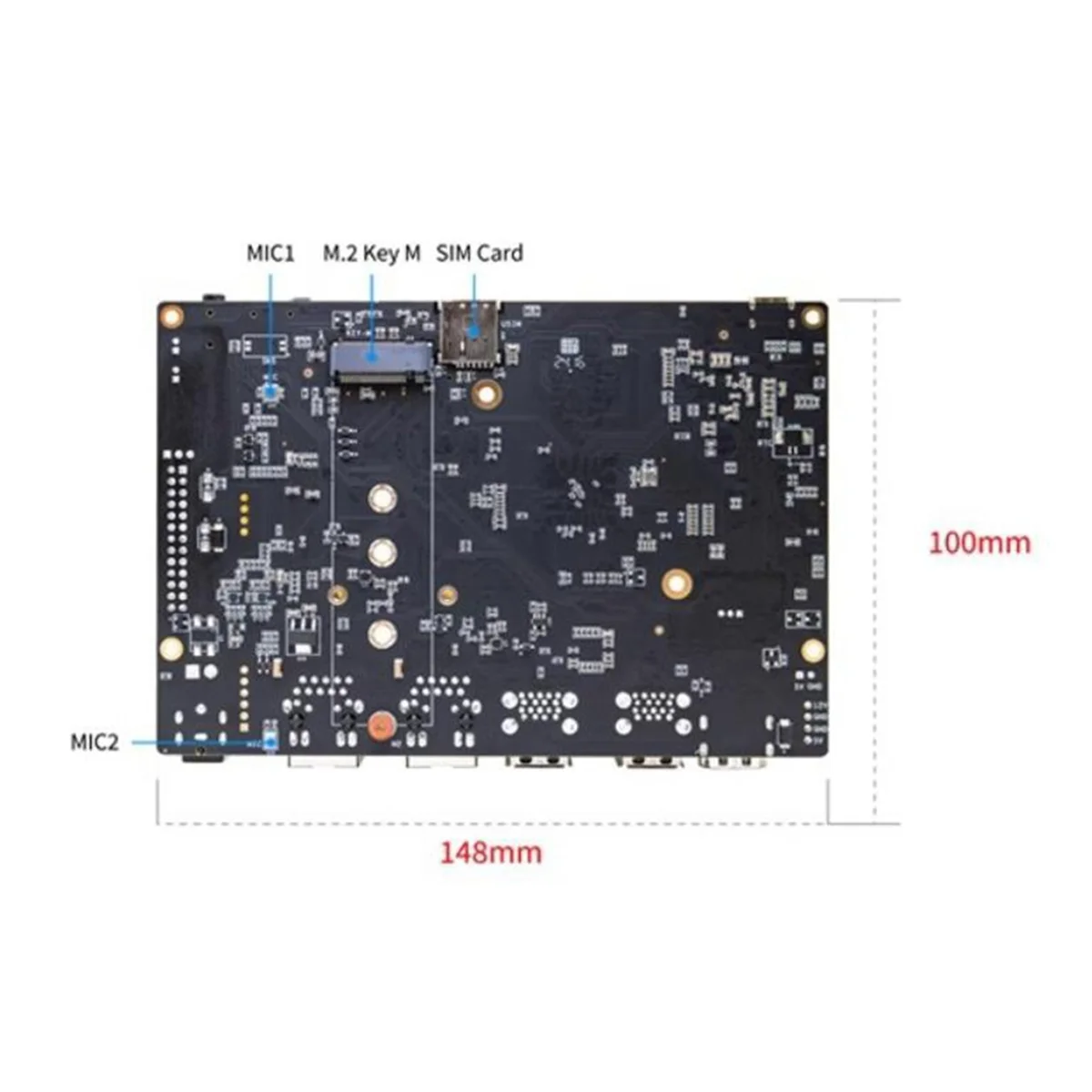 Technologie de carte de développement pour les gels Pi gels Pi F3 -F3 de qualité industrielle 8-Core RISC-V Open Source Board Tech, A