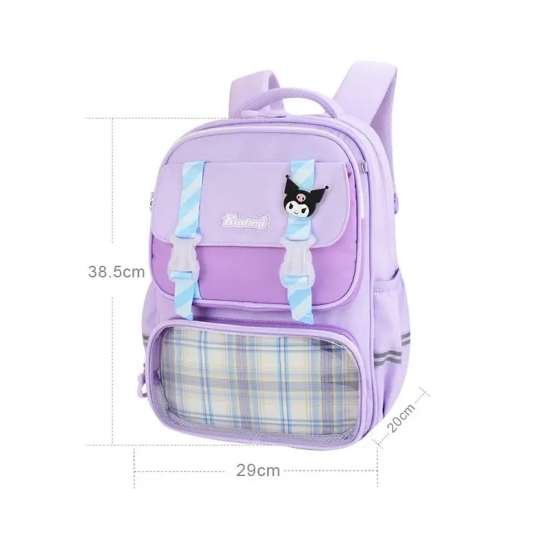 Anime Sanrioed Large Capacity Shoulder bag Cinnamoroll Kuromi Melody Children Backpack Cartoon Cute School Bag Gift for Friend