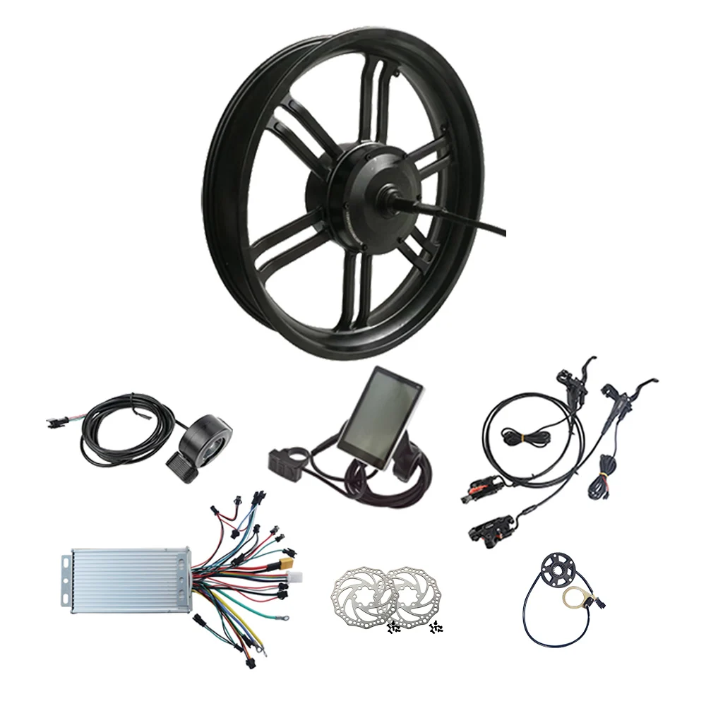 20x4.0 20 Inch Geared 48V 750W 1000W Fat Tire Rear Hub Motor E Electric Bicycle Bike Conversion Kit