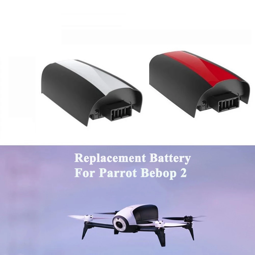 Batería de polímero de Lipo de gran capacidad, 3100mAh, 11,1 V, recargable, piezas de Dron para Parrot Bebop 2 RC, accesorios para Dron