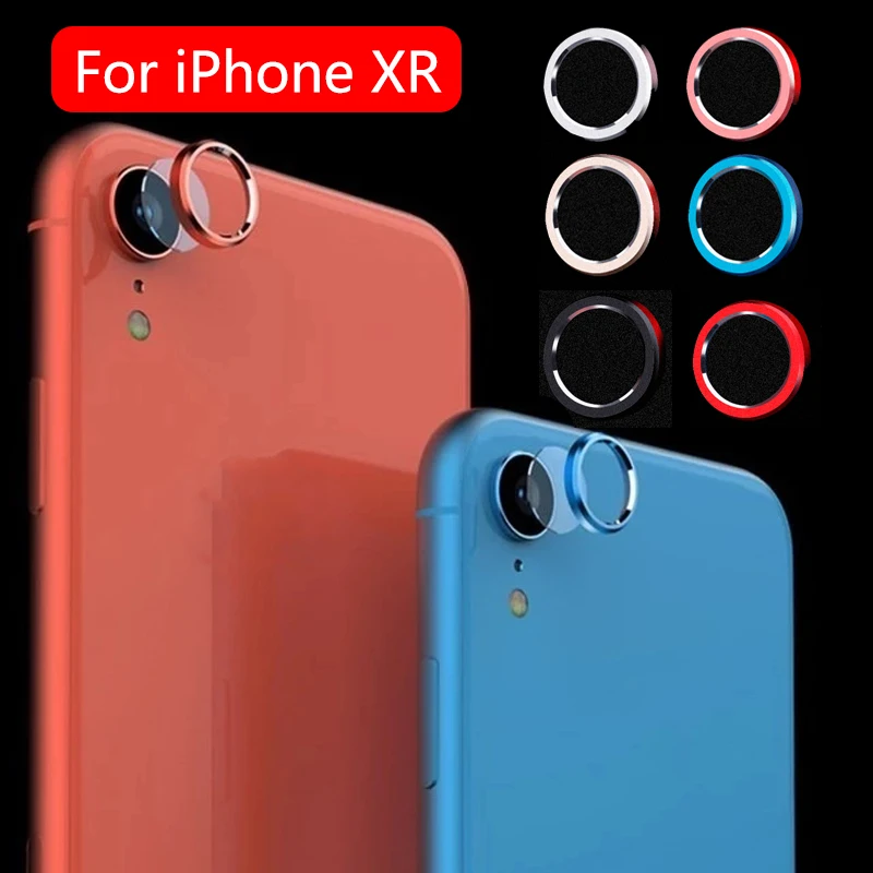Metal Back Lens Protector Ring for IPhone XR Aluminun Alloy Back Camera Protective Ring Accessories For Apple iPhone Xr