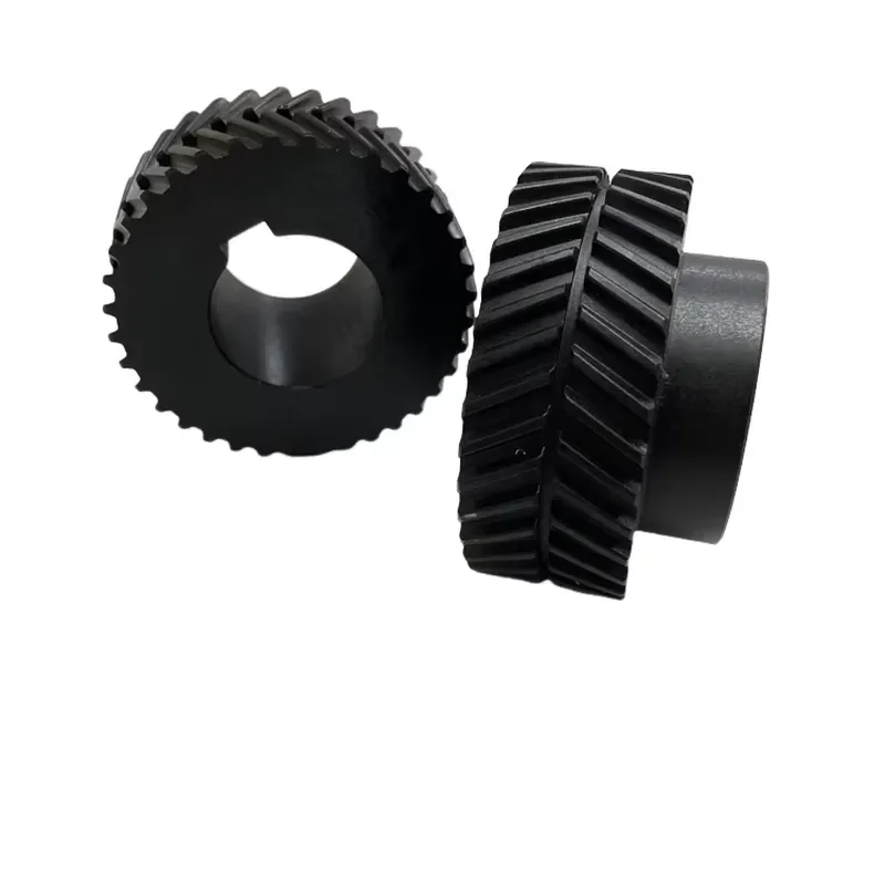 KUEISN B-45S-MPB Long Lifespan Synchronous Drive Herringbone Pulley Steel Timing Pulley OEM Customizable