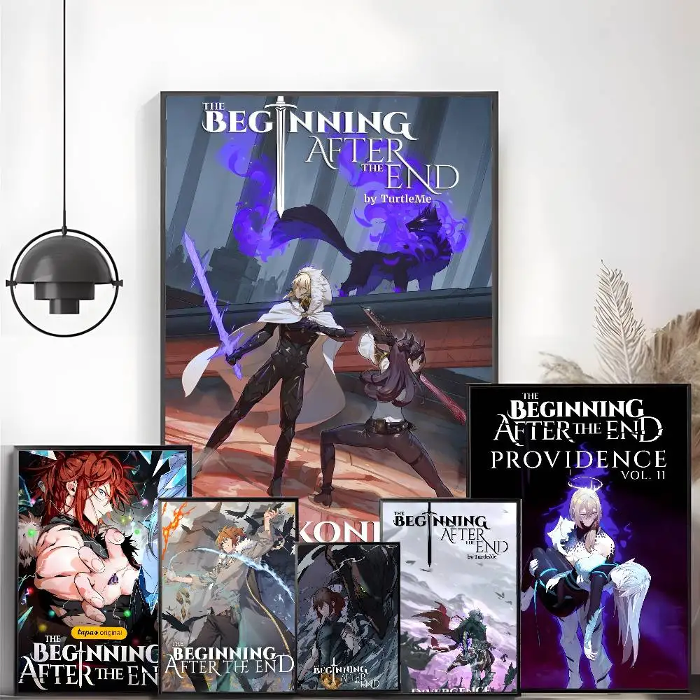 ملصق Anime The B-Beginning بعد النهاية، ملصقات ذاتية اللصق مناسبة لأي سطح جدار مقاوم للماء والرطوبة