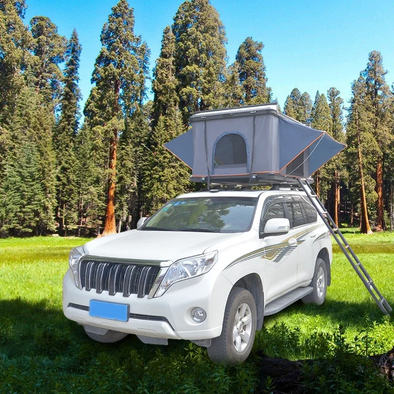 Factory wholesale aluminum roof tent 2-3 large space outdoor camping camping car-borne tent