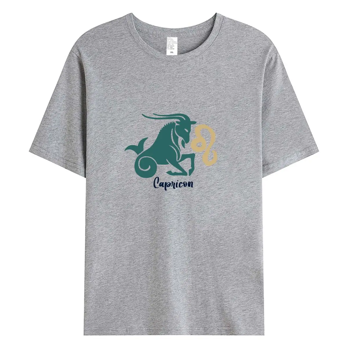 تي شيرت نسائي صيفي لعام 2026 تي شيرت جديد برسومات الجدي تي شيرت كبير الحجم بأكمام قصيرة تي شيرت نسائي قطن 100% ملابس نسائية