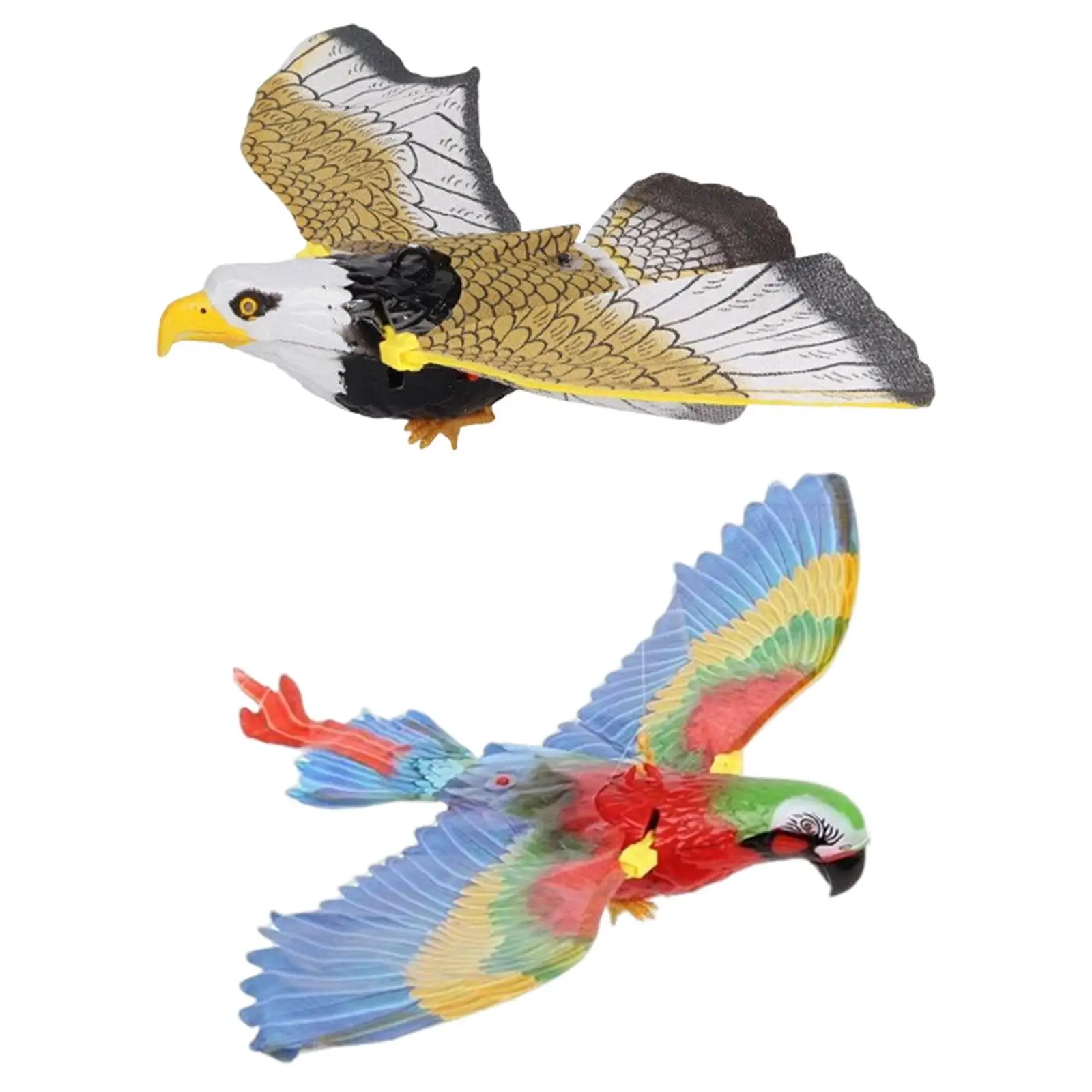 Electric Hanging Flying Bird Toy Making Circular Along The Rope