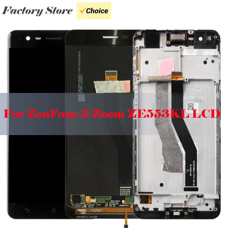 Original Screen Replacement LCD Screen for ASUS ZenFone 3 Zoom / ZE553KL Z01HDA with Digitizer Full Assembly Replacement Parts