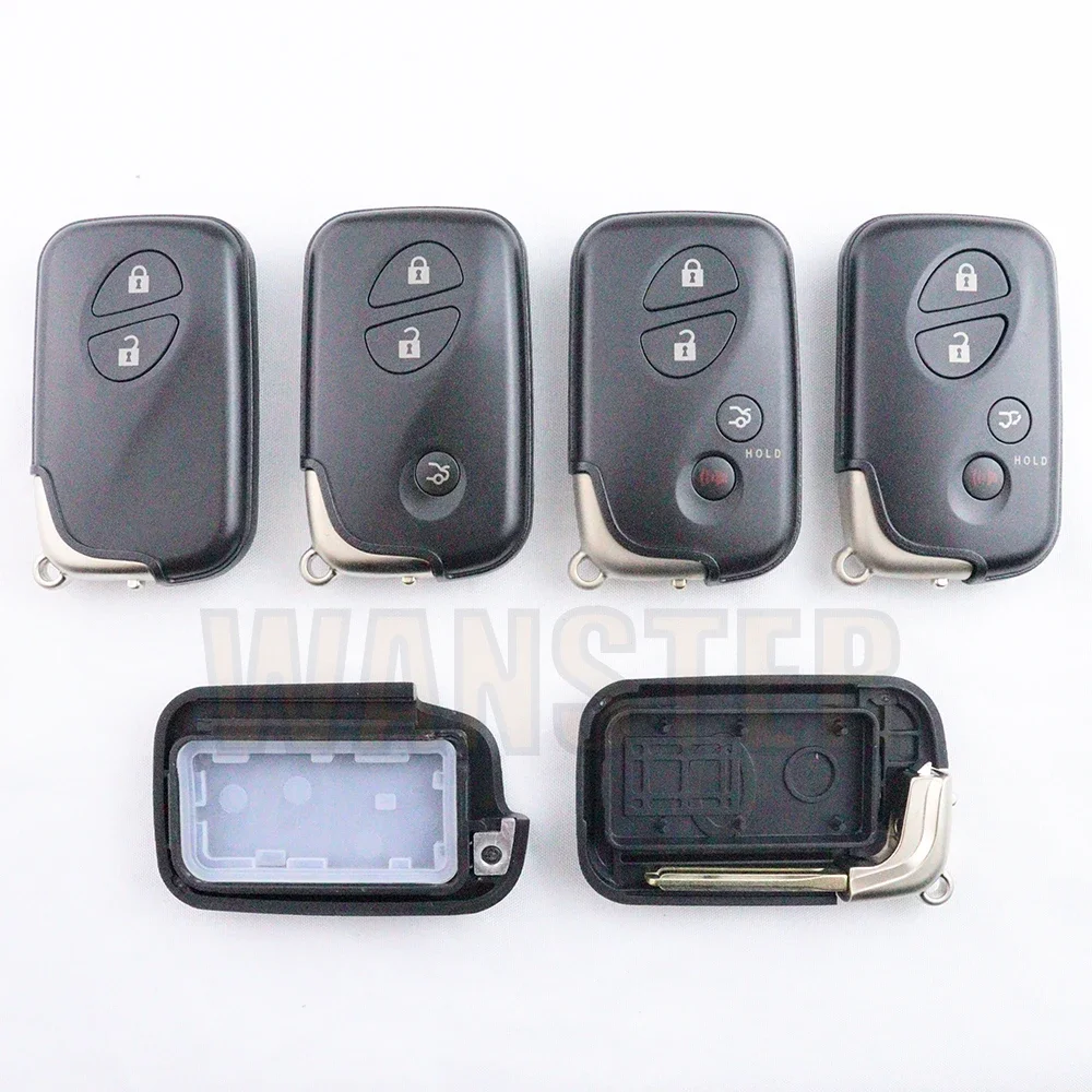 2 3 4 BOTTONS Car Key Fob Case Shell Housing for Lexus IS250 IS300C RX270 CT200H GX400 GX460 ES240 ES350 LS460 GS300 450h 460h