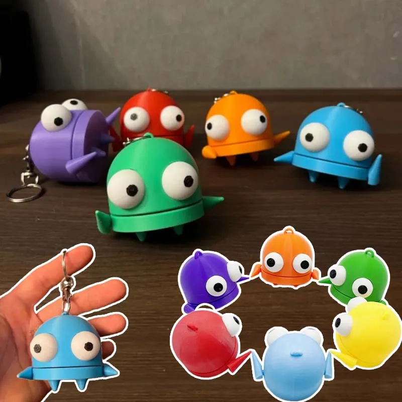 R.E.P.O キーリングロボットホラーゲームアニメフィギュアキーホルダー 3d プリントバッグキーホルダーペンダントバックパック財布ペンダント装飾ギフト