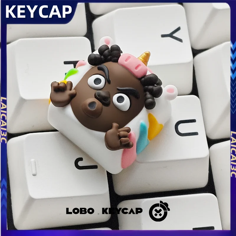 

Cute Speed Theme Keycaps ESC Resin Cherry Profile Mechanical Keyboard 3D Cartoon Anime Gift Collectibles PC Gaming Accessories