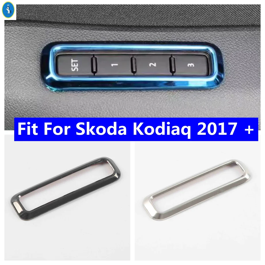 

Seat Adjust Backrest Handle Button Switch Frame Cover Trim Interior Accessories Fit For Skoda Kodiaq 2017 - 2023