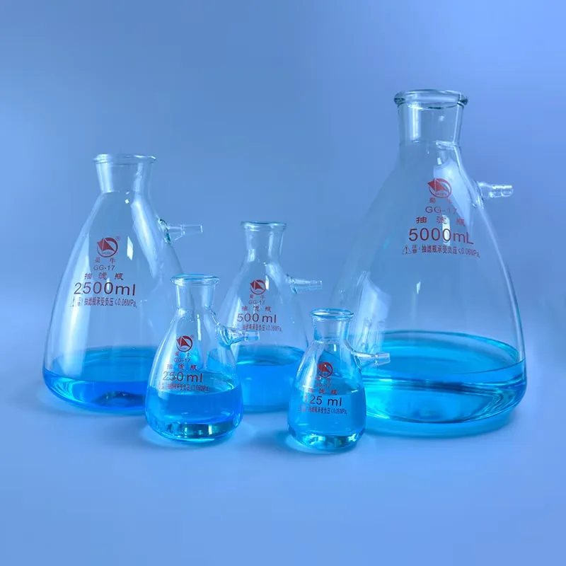 5000 ml Buchne kolby, akcesoria kolby z boku ramię, filtr kolby, kolba ssąca — zdjęcie 2