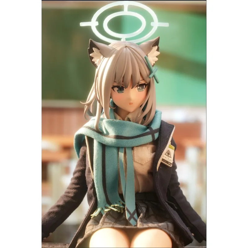 Spot ZII.PRODUCION: Longevidade Estúdio Azul Arquivos Areia Lobo Branco 1/6 Produto Acabado Boneca Móvel Modelo Brinquedo Presente Ornamento