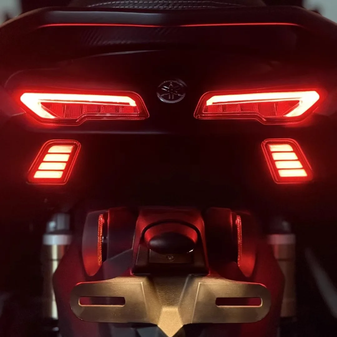 

For Yamaha Nmax 155 V3 2025 Turbo Accessories Motorcycle Turning LED Tail Lights Transformer Lamp Modified Led Rear Stop Lamp