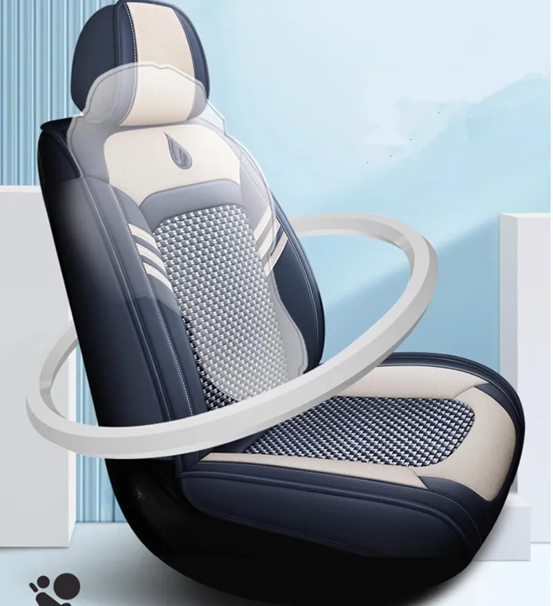 

Good quality, Front and back car seat covers + Steering wheel cover for KIA Sportage 2024-2013 breathable seat case seat cushion