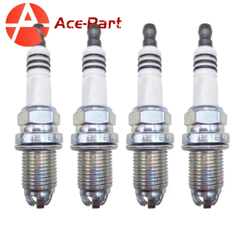 BKUR6ET-10 4 шт. никелевая свеча зажигания для Volkswagen Beetle Jetta Golf 2.0L Mercedes-Benz C230 Audi A4 A6 90 100 Quattro