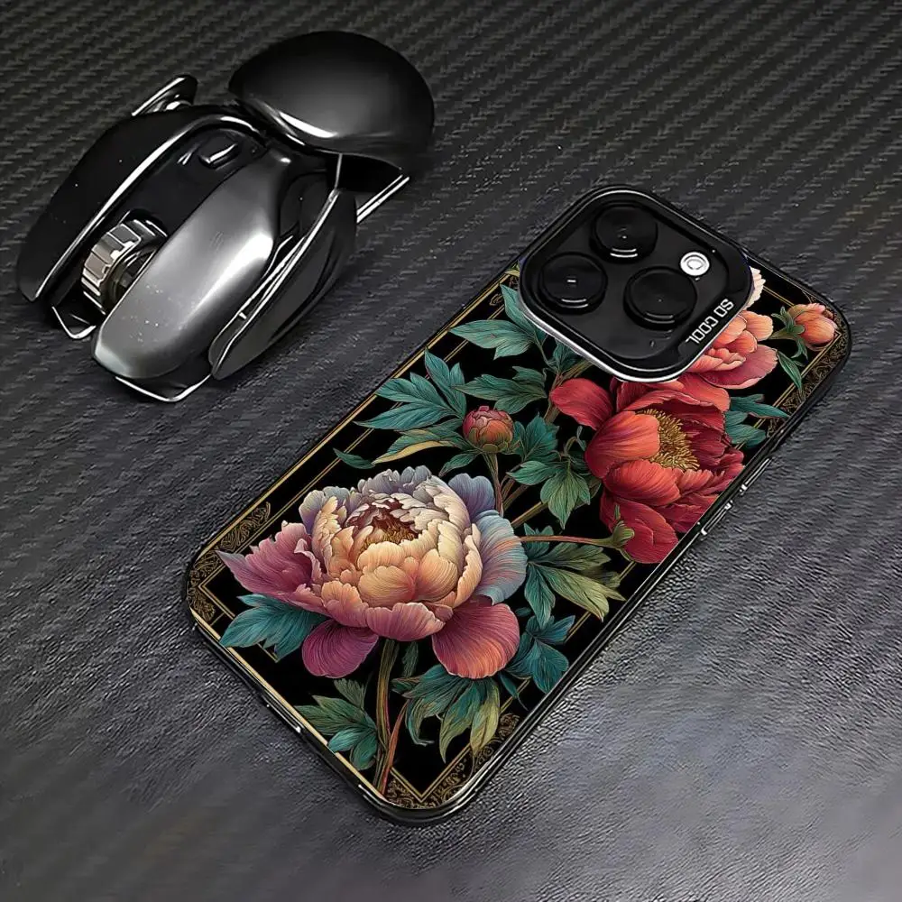 

Bright flowers Phone Case case for iPhone17 16 15 14 13 12 11 Pro/ Max/Plus shock-proof rear cover anti-fingerprint
