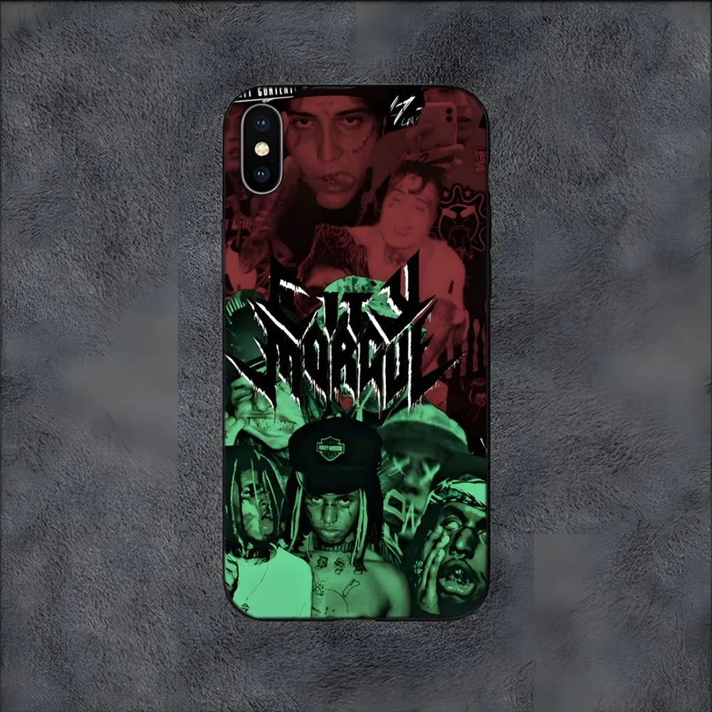 C-City Morgue Zillakami Phone Case For Samsung S21,S22,S23,S30,Ultra,S20,S30,Plus,S21 Fe,10,9,5G Silicone Cover