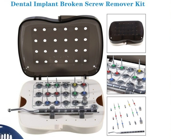 

Implants Abutment Broken Screw Removal Set Central Abutment Screw Removal Implan Failure Emergency Dentals Tools