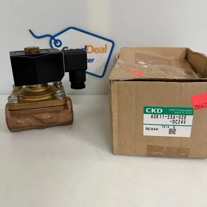 Plc Solenoid Akd11-25a-02e-wbrdc24v Warranty Product