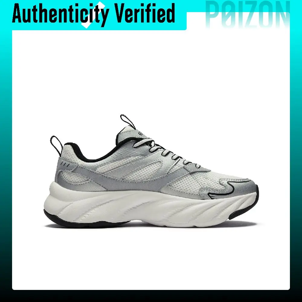 Erke Flying Dragon Dancing Phoenix 4 Casual Shoes Women's Low-top Bright Silver/Microcrystal White/Jet Black 52126302089-106
