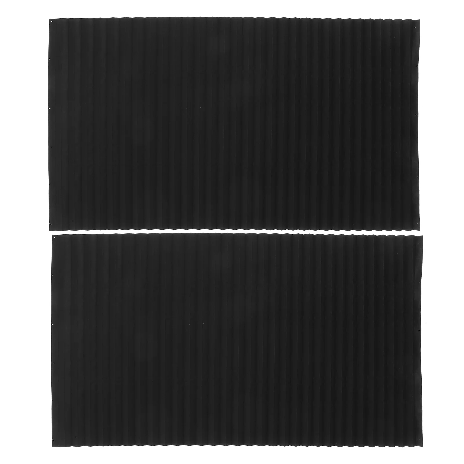 

1 set 1 Set Self Adhesive Blackout Pleated Blinds For Windows No Drill Thickened Uv Protection Privacy Shades For Indoor Windows