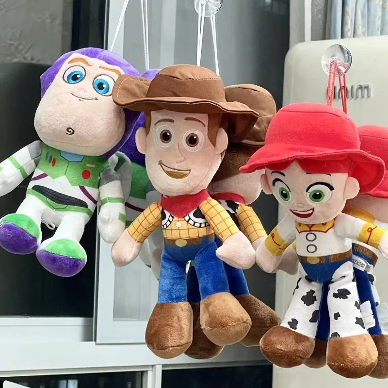 Disney Toy Story Woody Buzz Lightyear Trish Doll Hand Model Creative Cartoon Cute Suction Cup Pendant Jewelry Children's Toy