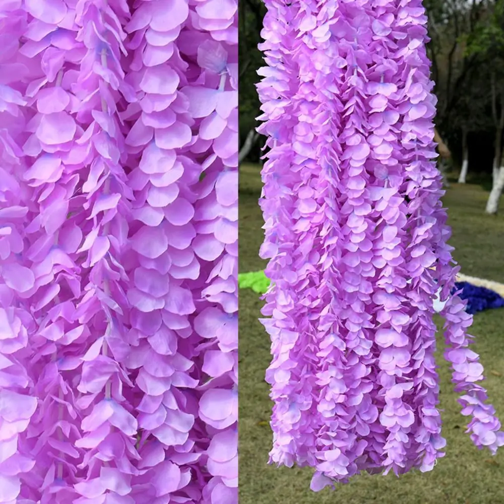

Silk Wall Party Supplies Garden Decoration Wedding Decoration Living Room Fake Flowers For Home Wisteria Garland