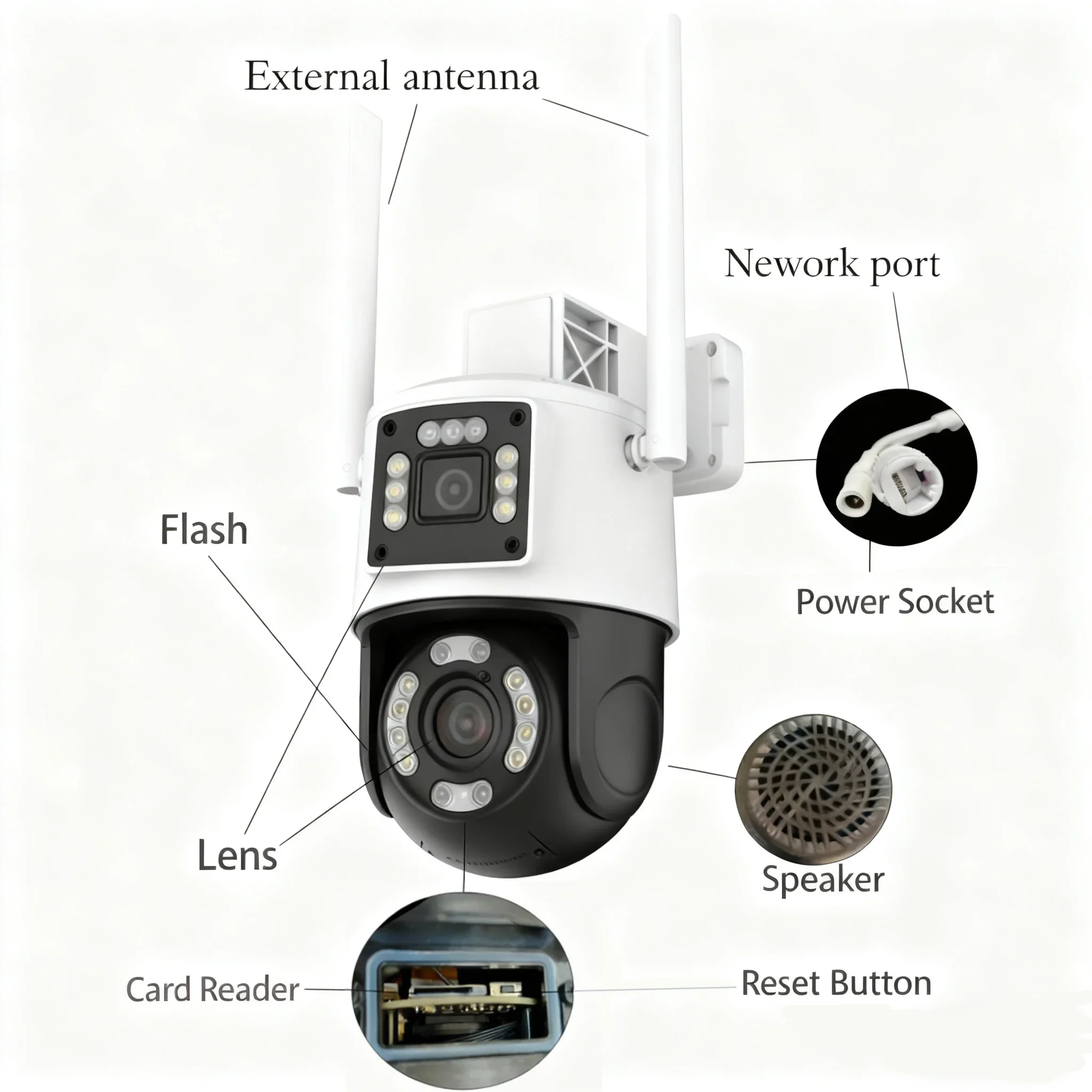 5MP Wifi Ptz Ip Cam…